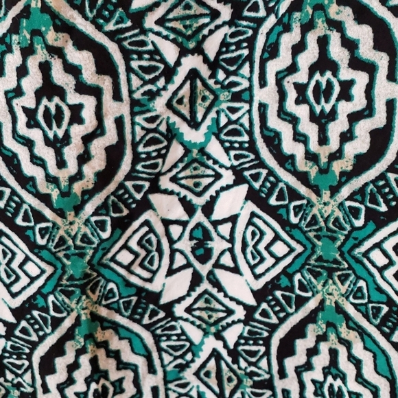 Grifflin Paris Green Modern Print Shift Dress Size S - Picture 7 of 10